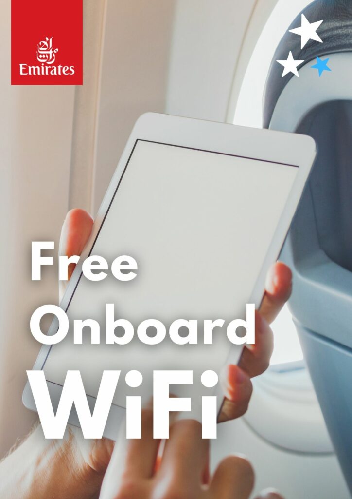 Magical Skies Free on board Wifi offer